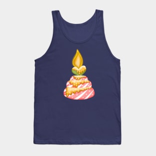 Cute Candle cake Tank Top